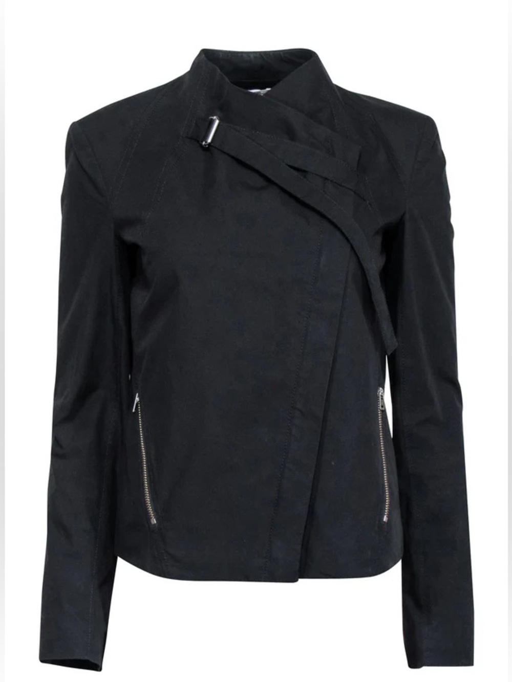 Helmut Lang - Black Moto Zipper Front Jacket Sz S
